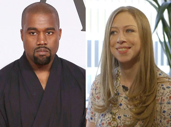 Kanye West, Chelsea Clinton Kanye West, Chelsea Clinton